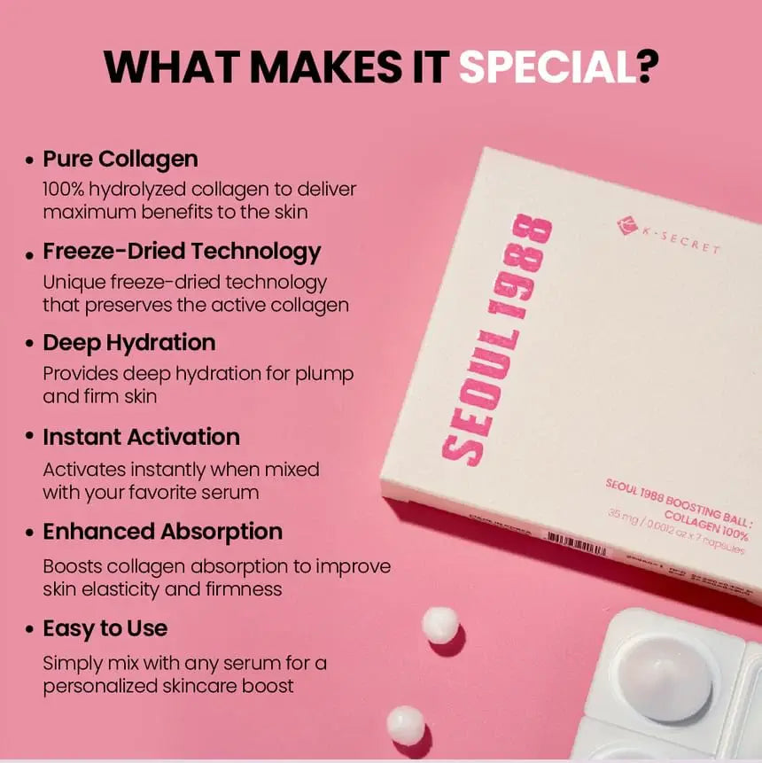 SEOUL 1988 BOOSTING BALL : COLLAGEN 100%