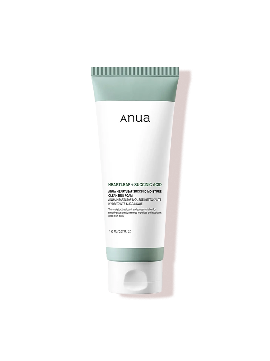 Anua Heartleaf Succinic Moisture Cleansing Foam