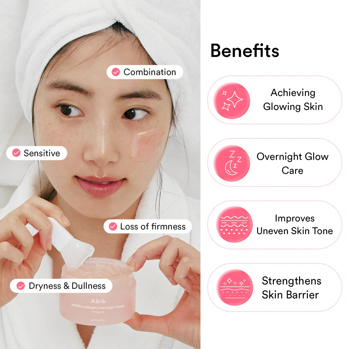 Abib  PDRN Collagen Overnight Mask Firming Jelly