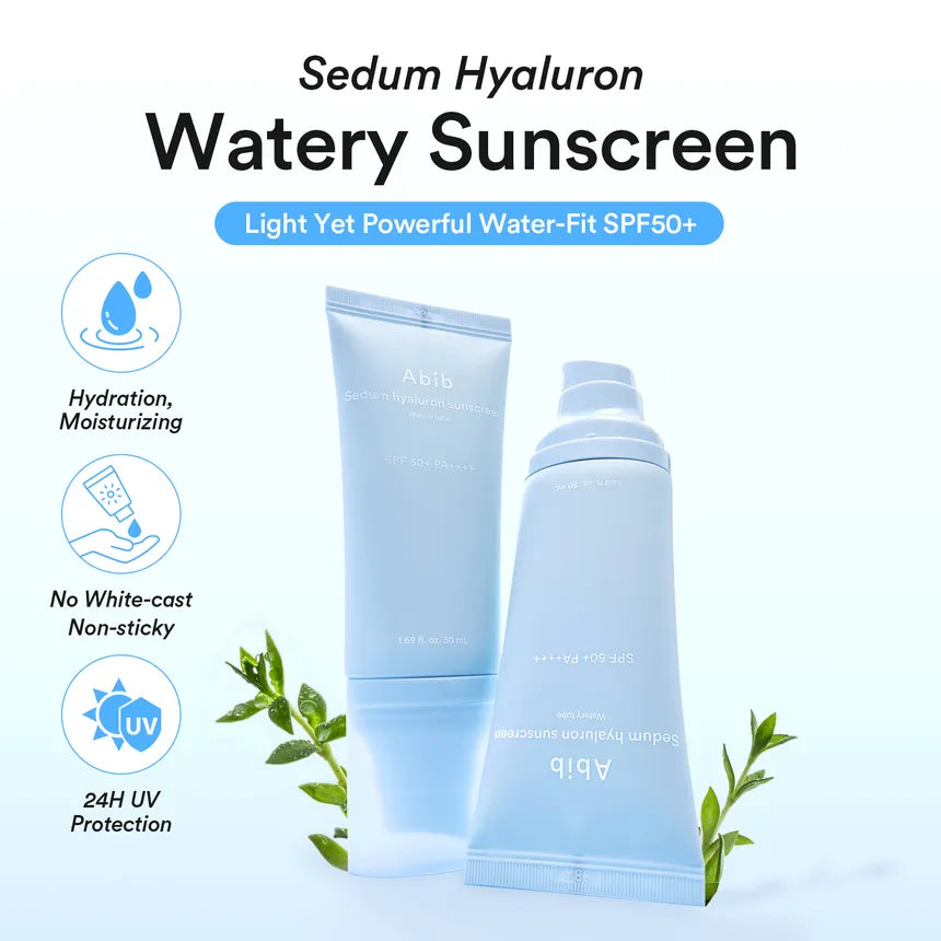 Abib Sedum Hyaluron Sunscreen Watery Tube SPF 50+