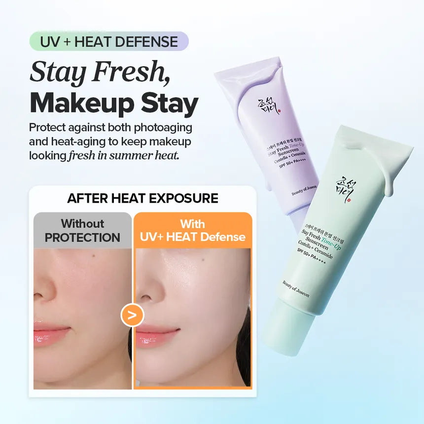 Beauty of Joseon Stay Fresh Tone-Up Sunscreen - Green