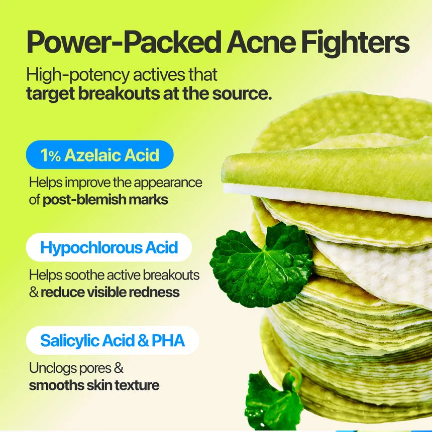 numbuzin Zero Blemish Azela Cica Balancing Dual Pads
