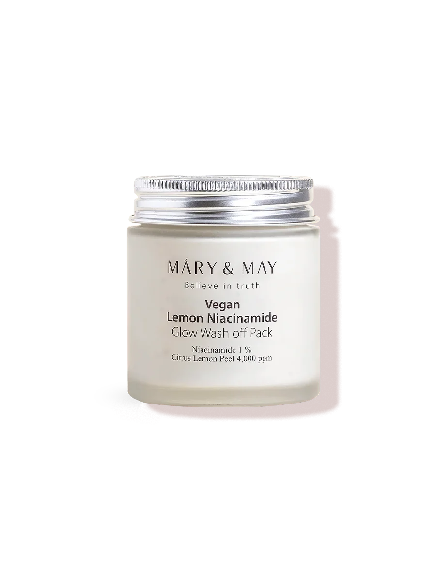 MARY&MAY Vegan Lemon Niacinamide Glow Wash off Pack