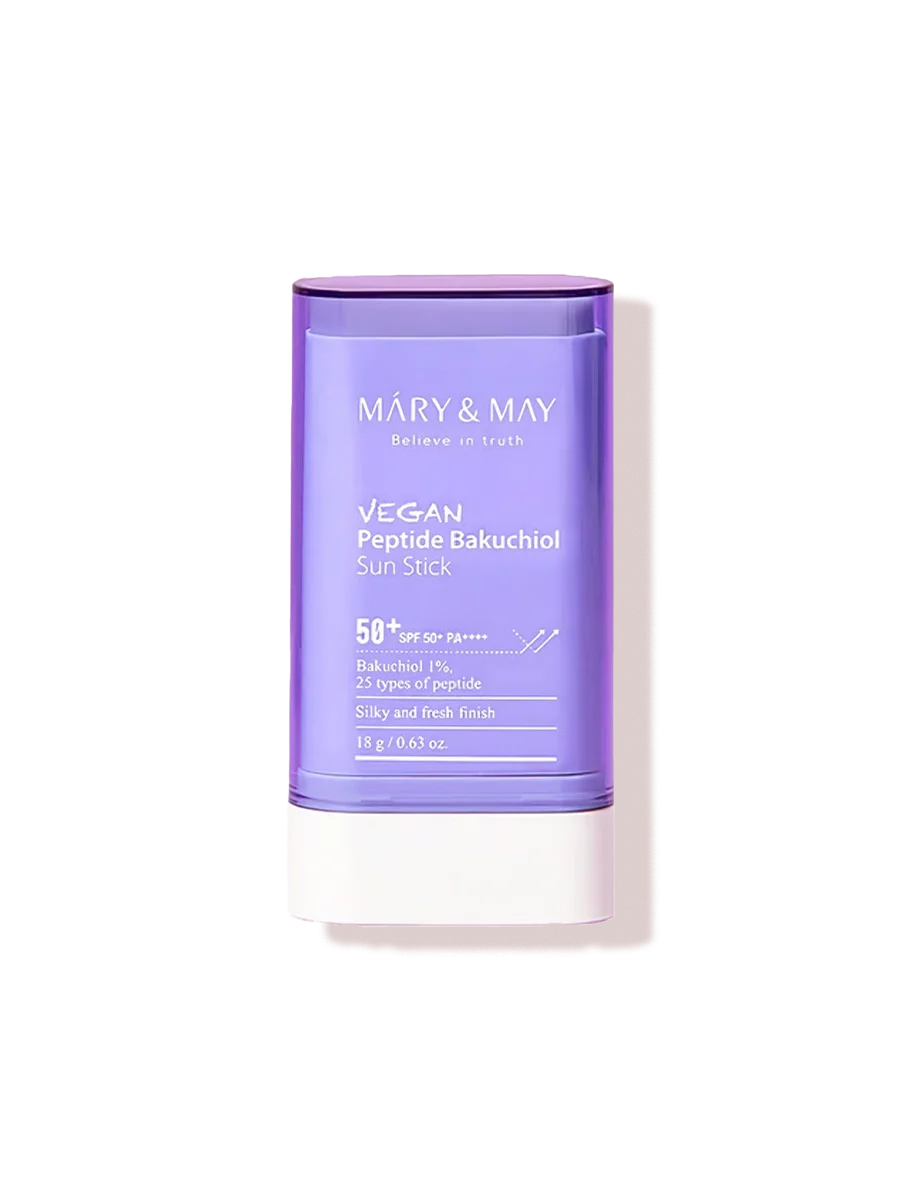 MARY&MAY Vegan Peptide Bakuchiol Sun Stick SPF50+ PA++++