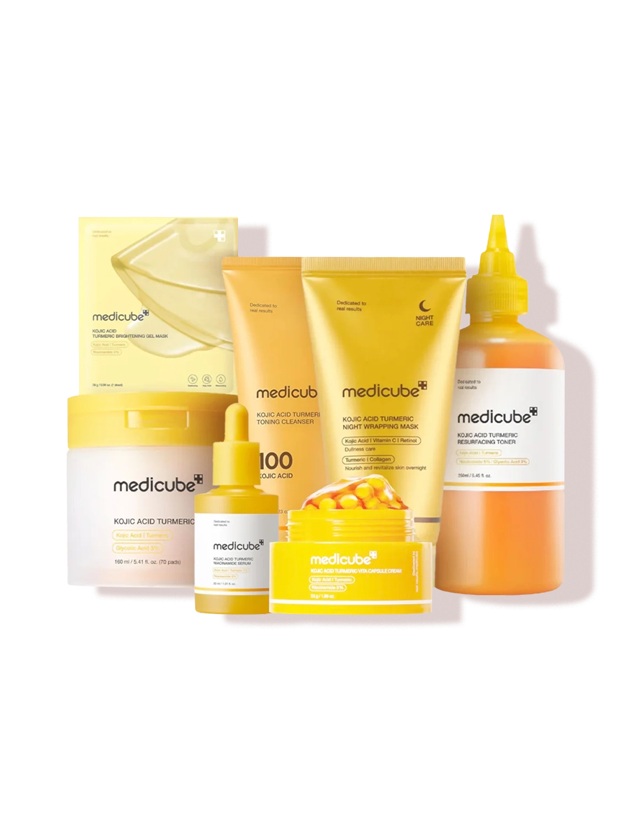medicube Kojic Acid Turmeric Brightening Bundle (7-Step Complete Glow Routine)