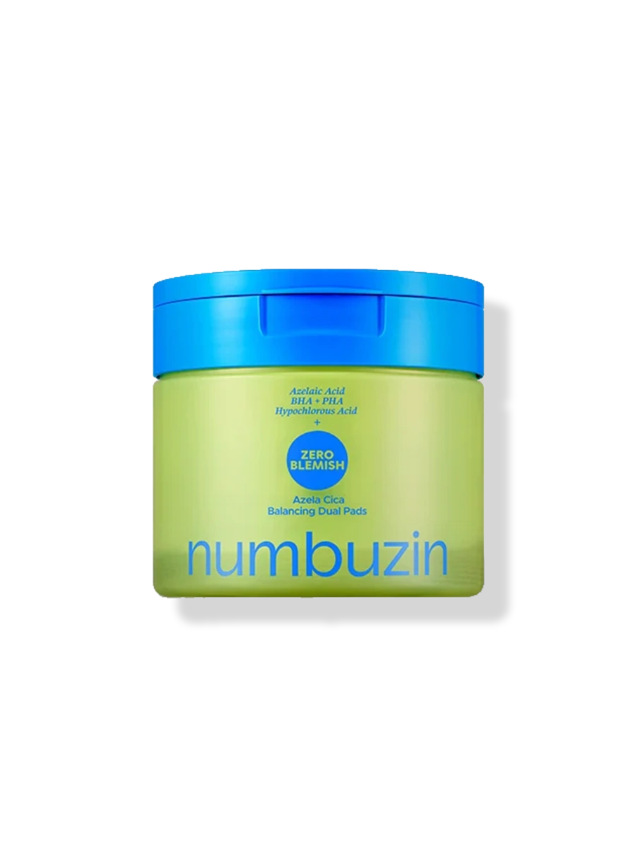numbuzin Zero Blemish Azela Cica Balancing Dual Pads