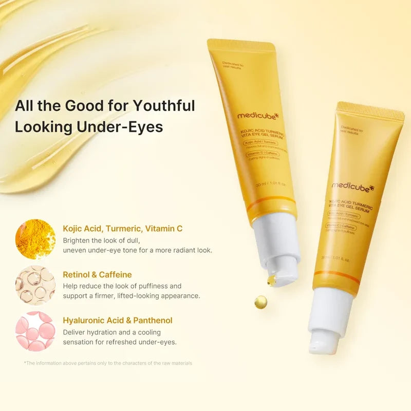 medicube Kojic Acid Turmeric Vita Eye Gel Serum