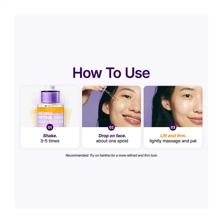 Purito SEOUL Retinol Retinal 2000 NAD+ Serum