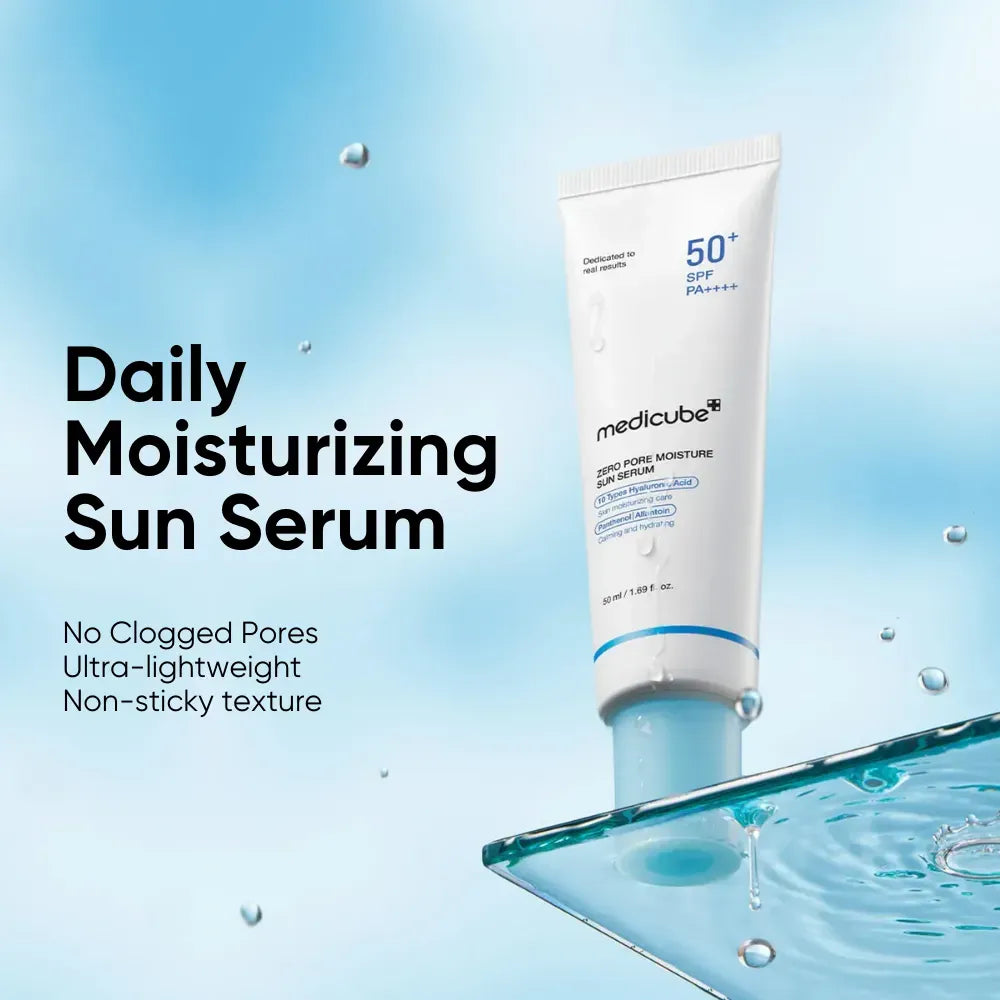 medicube Zero Pore Moisture Sun Serum