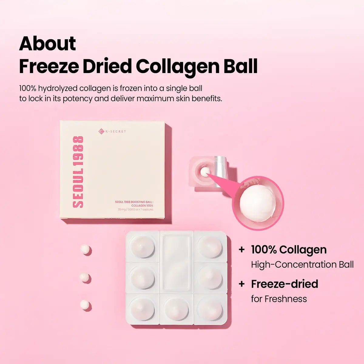 SEOUL 1988 BOOSTING BALL : COLLAGEN 100%