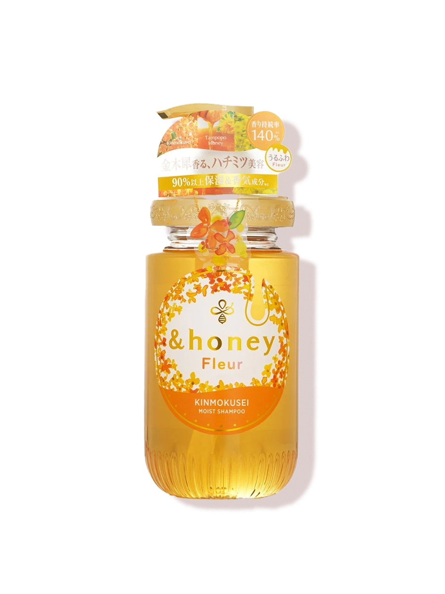 &honey Fleur Kinmokusei Moist Shampoo Step 1.0