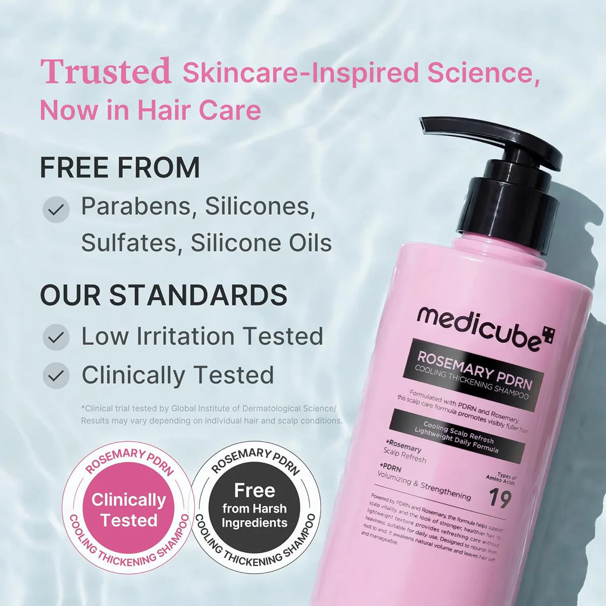 medicube Rosemary PDRN Cooling Thickening Shampoo
