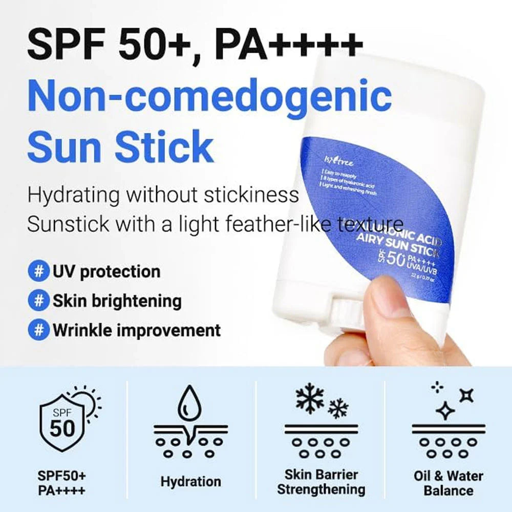 Isntree Hyaluronic Acid Airy Sun Stick SPF 50+