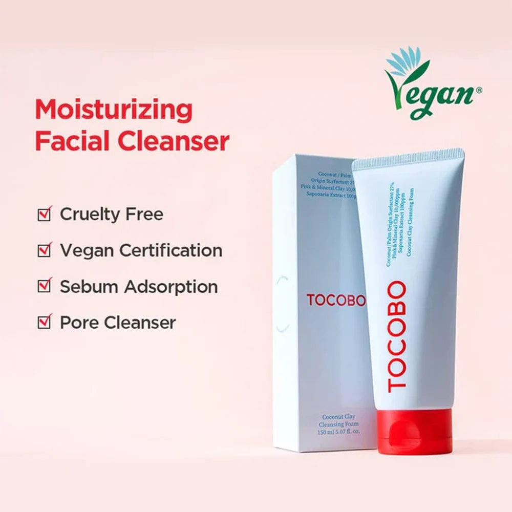 TOCOBO Coconut Clay Cleansing Foam