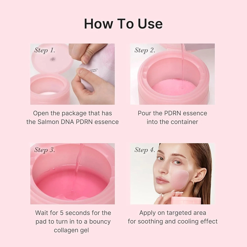 medicube PDRN Pink Collagen Toning Gel Toner Pad