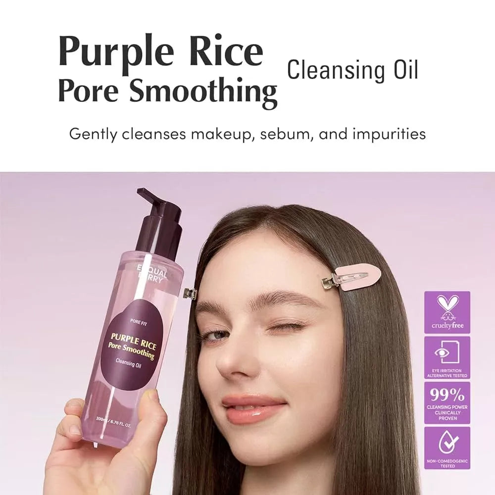 EQQUAL BERRY Purple Rice Pore Smoothing Cleansing Oil