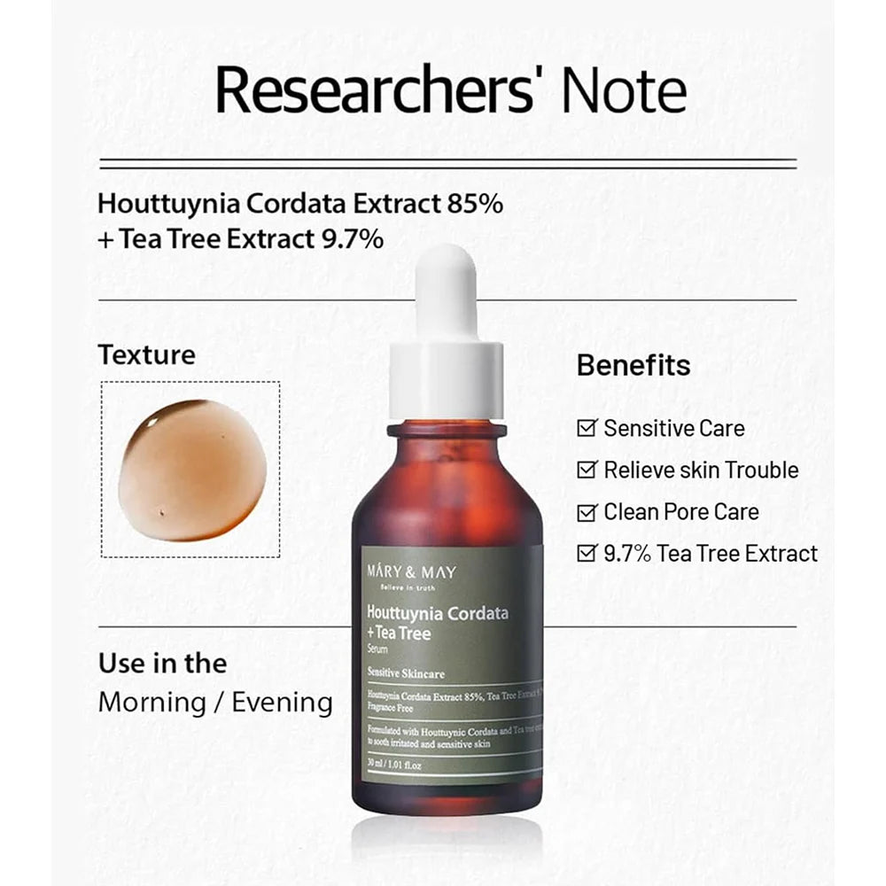MARY&MAY Houttuynia Cordata + Tea Tree Serum