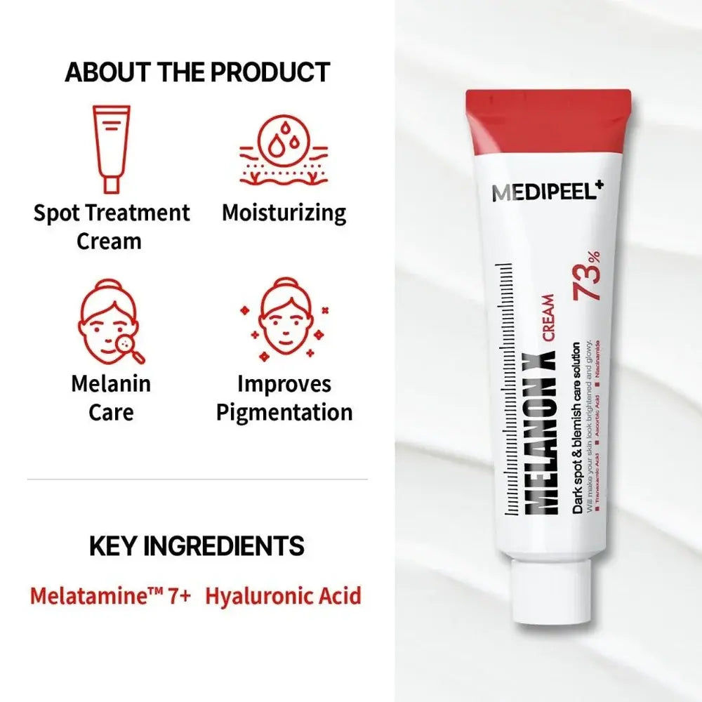 MEDIPEEL Melanon X 73% Cream Dark Spot & Blemish Cream Solution