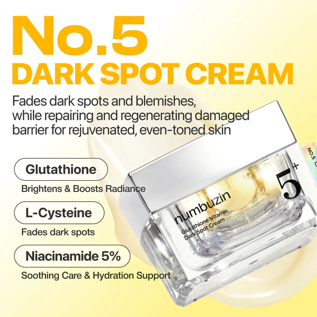 numbuzin No.5+ Vitamin Glutathione Dark Spot Laser Cream