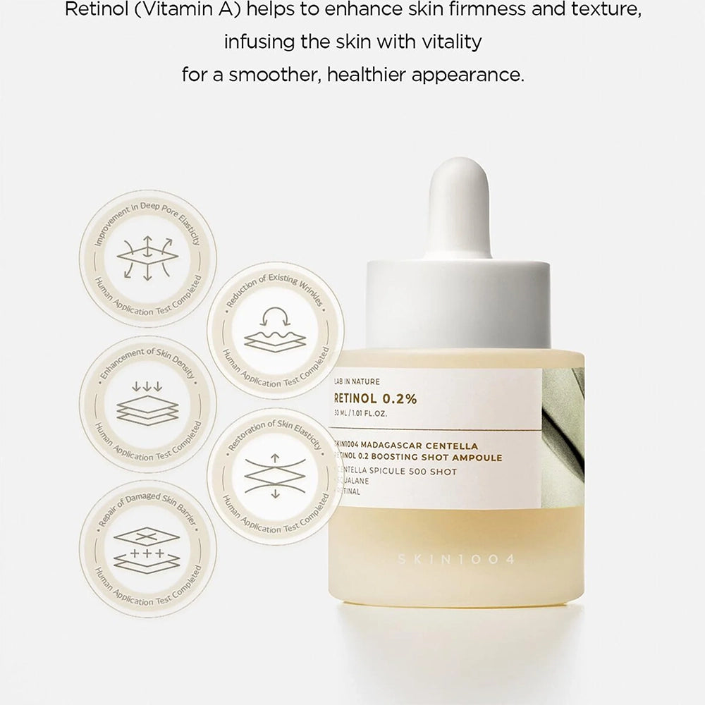 MADAGASCAR CENTELLA Retinol 0.2 Boosting Shot Ampoule