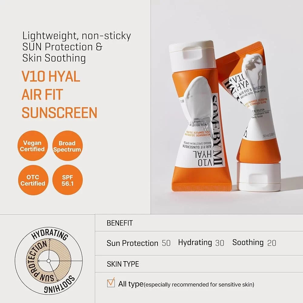 SOME BY MI V10 Hyal Air Fit Sunscreen SPF50