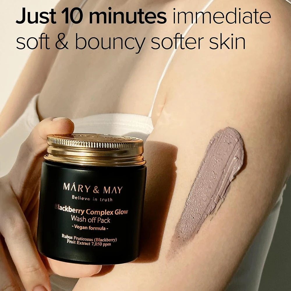 MARY&MAY Blackberry Complex Glow Wash off Pack