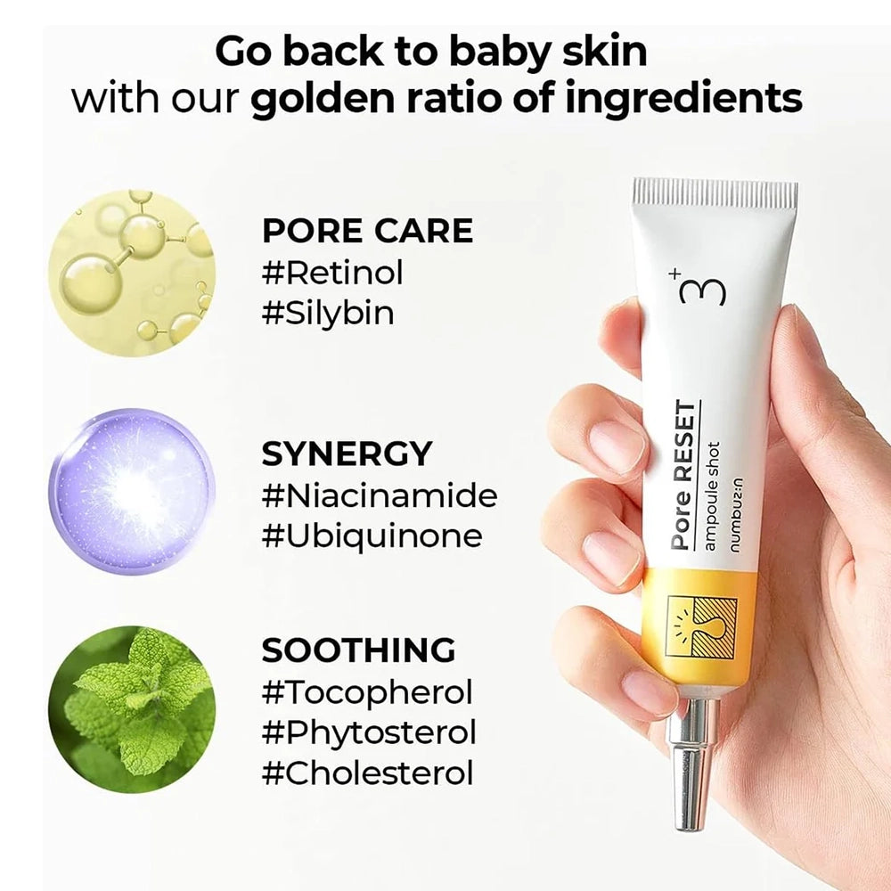numbuzin No.3 Pore Reset Ampoule Shot