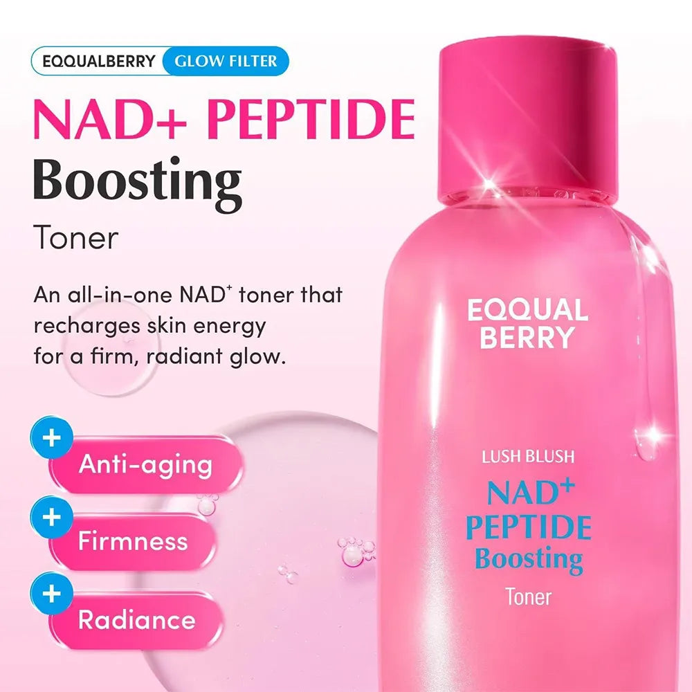 EQQUAL BERRY NAD+ Peptide Boosting Toner