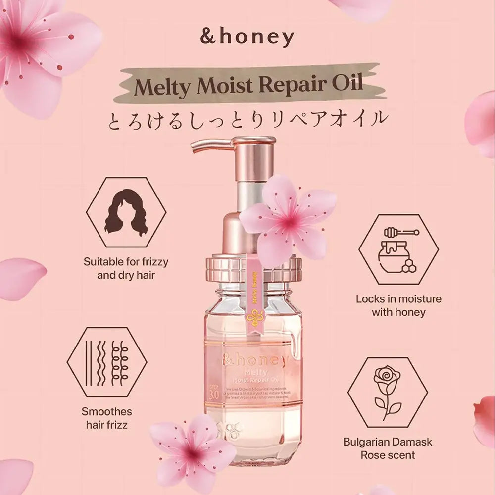 &honey Melty Moist Repair Hair Oil 3.0