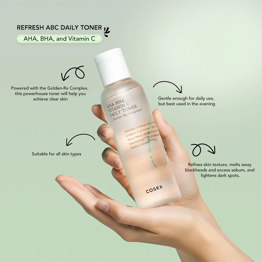 COSRX Refresh AHA BHA Vitamin C Daily Toner