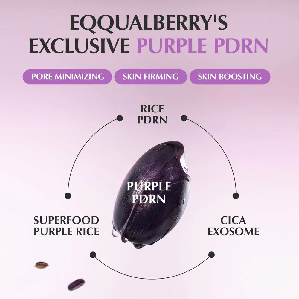 EQQUAL BERRY Purple PDRN Pore Minimizing Serum