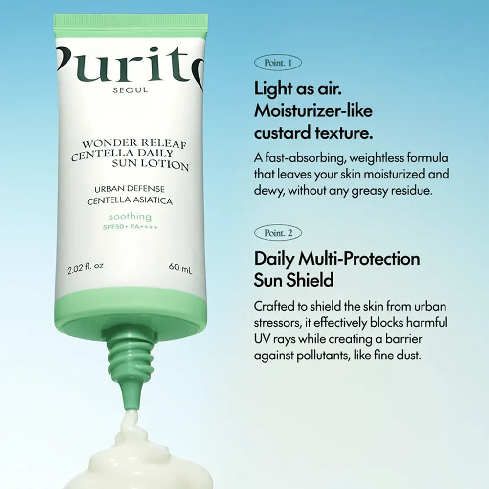 Purito SEOUL Wonder Releaf Centella Daily Sun Lotion SPF50+ PA++++