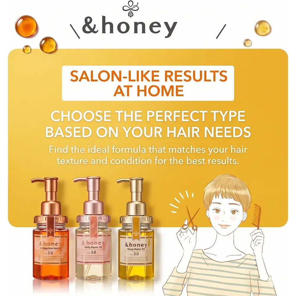&honey Fleur Kinmokusei & Mimosa Moist Hair Oil 3.0