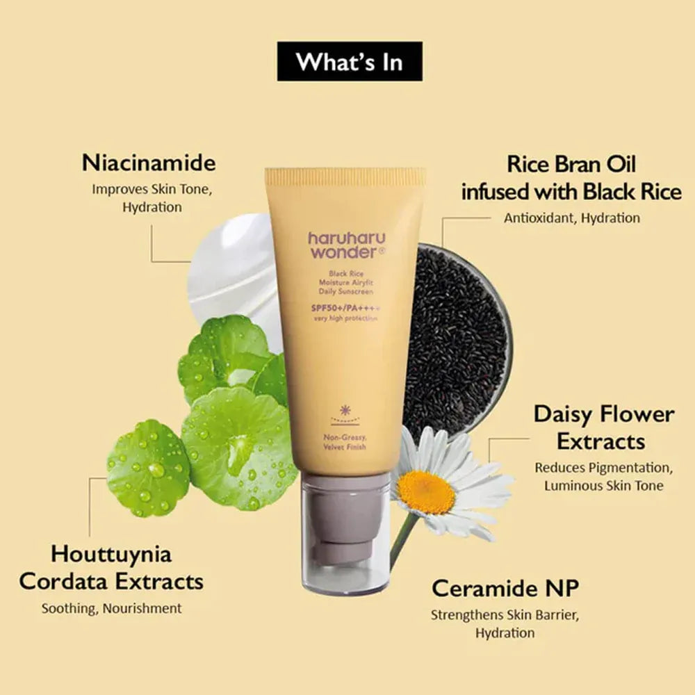 haruharu wonder Black Rice Moisture Airyfit Daily Sunscreen