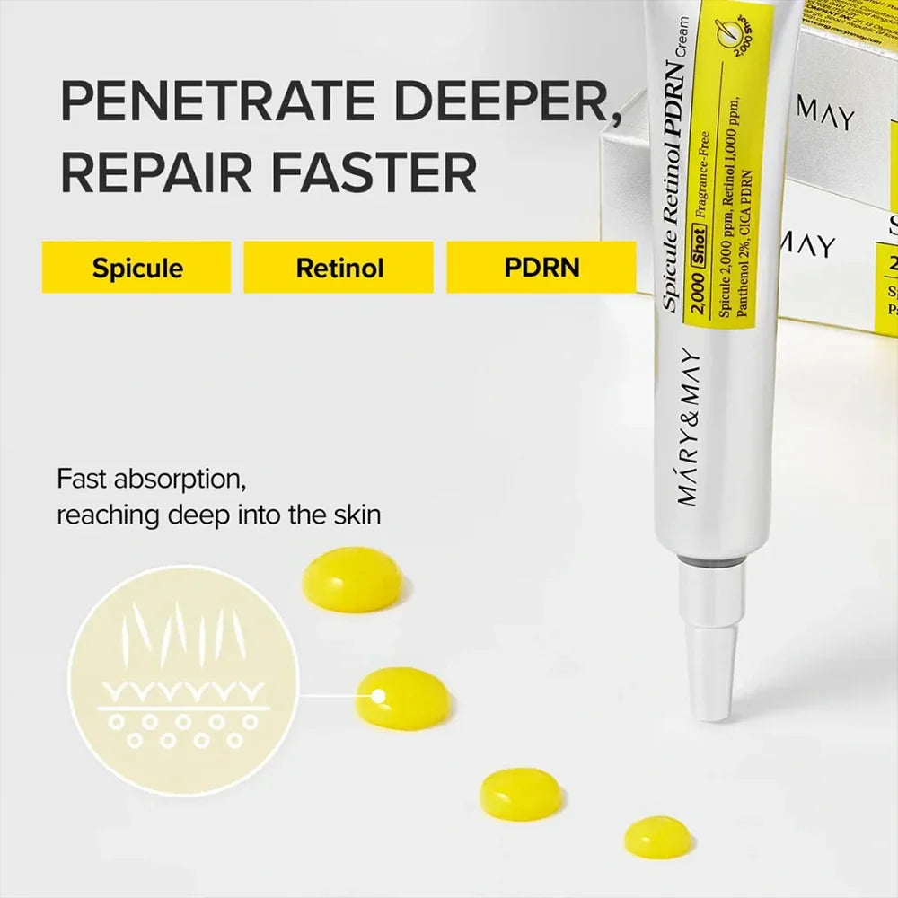 MARY&MAY Spicule Retinol PDRN Cream