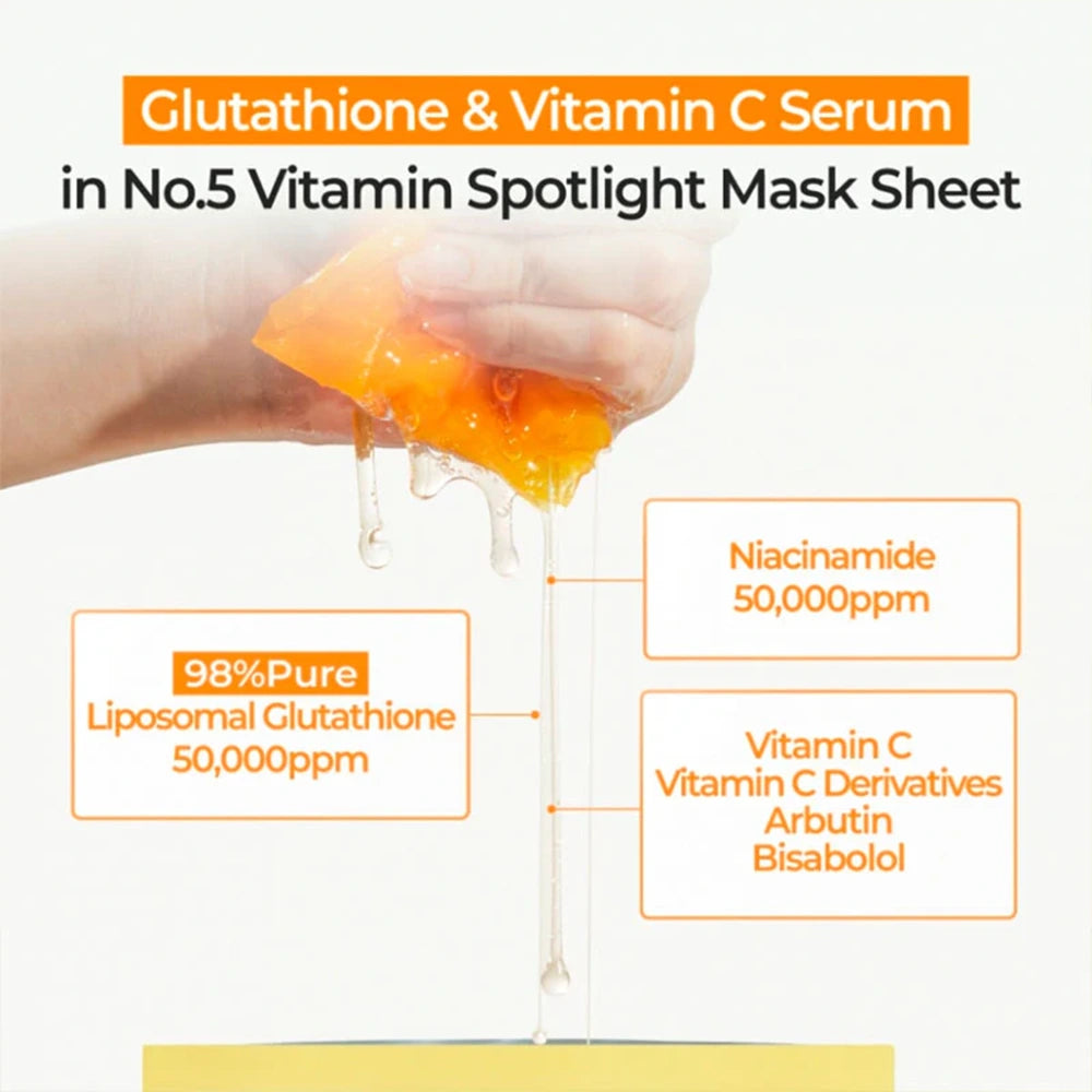 numbuzin No.5+ Vitamin Spotlight Sheet Mask