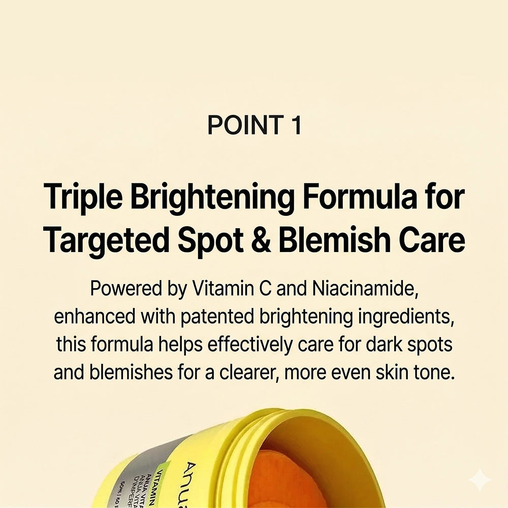 Anua Vitamin C Niacin Tone Up Blemish Pad