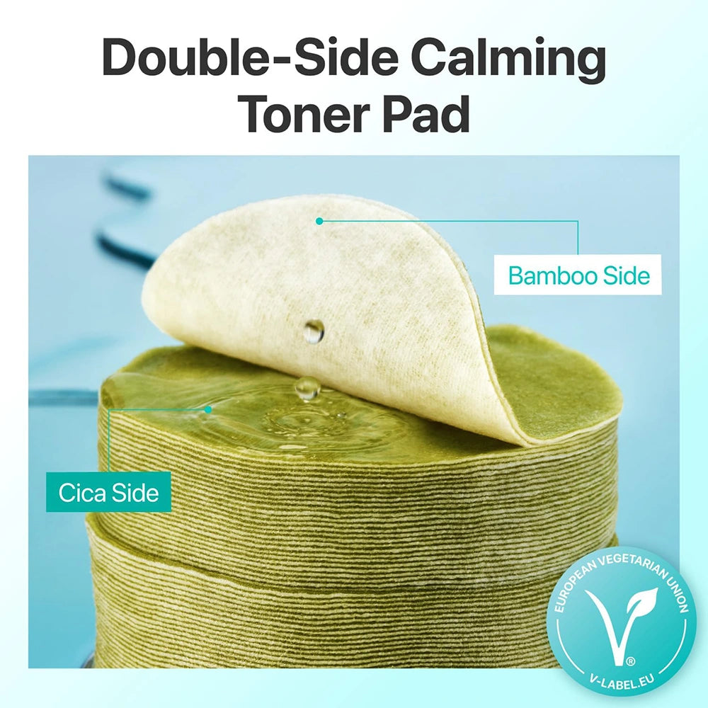 numbuzin No.1 Centella Re-Leaf Green Toner Pad