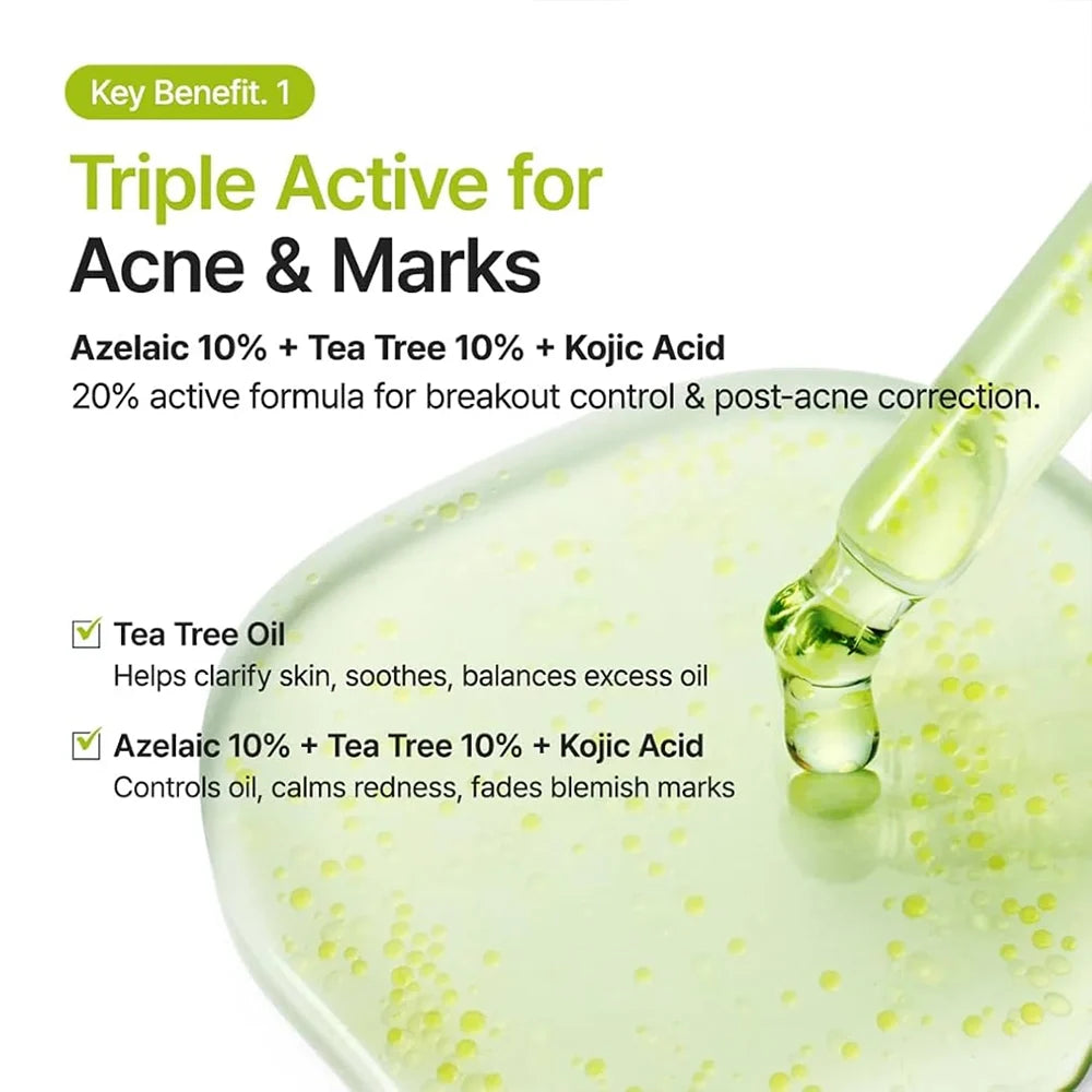 Purito SEOUL Azelaic Acid 10% + Kojic Acid + Tea Tree Facial Serum