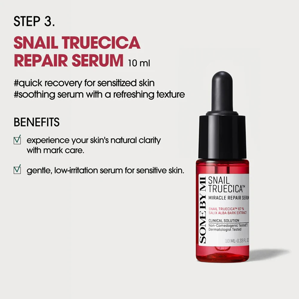 SOME BY MI Snail Truecica Miracle Repair Gift Set for Sensitive Acne-prone Skin