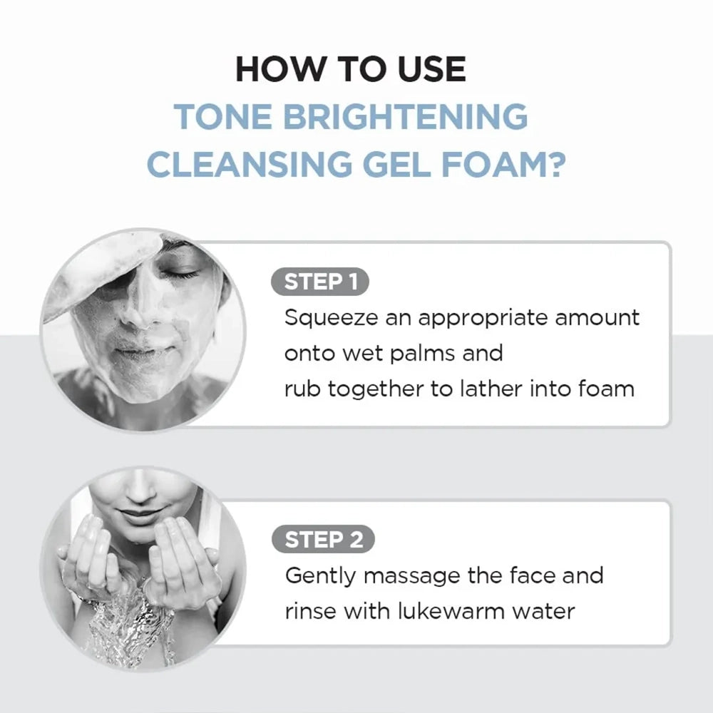 Madagascar Centella Tone Brightening Cleansing Gel Foam