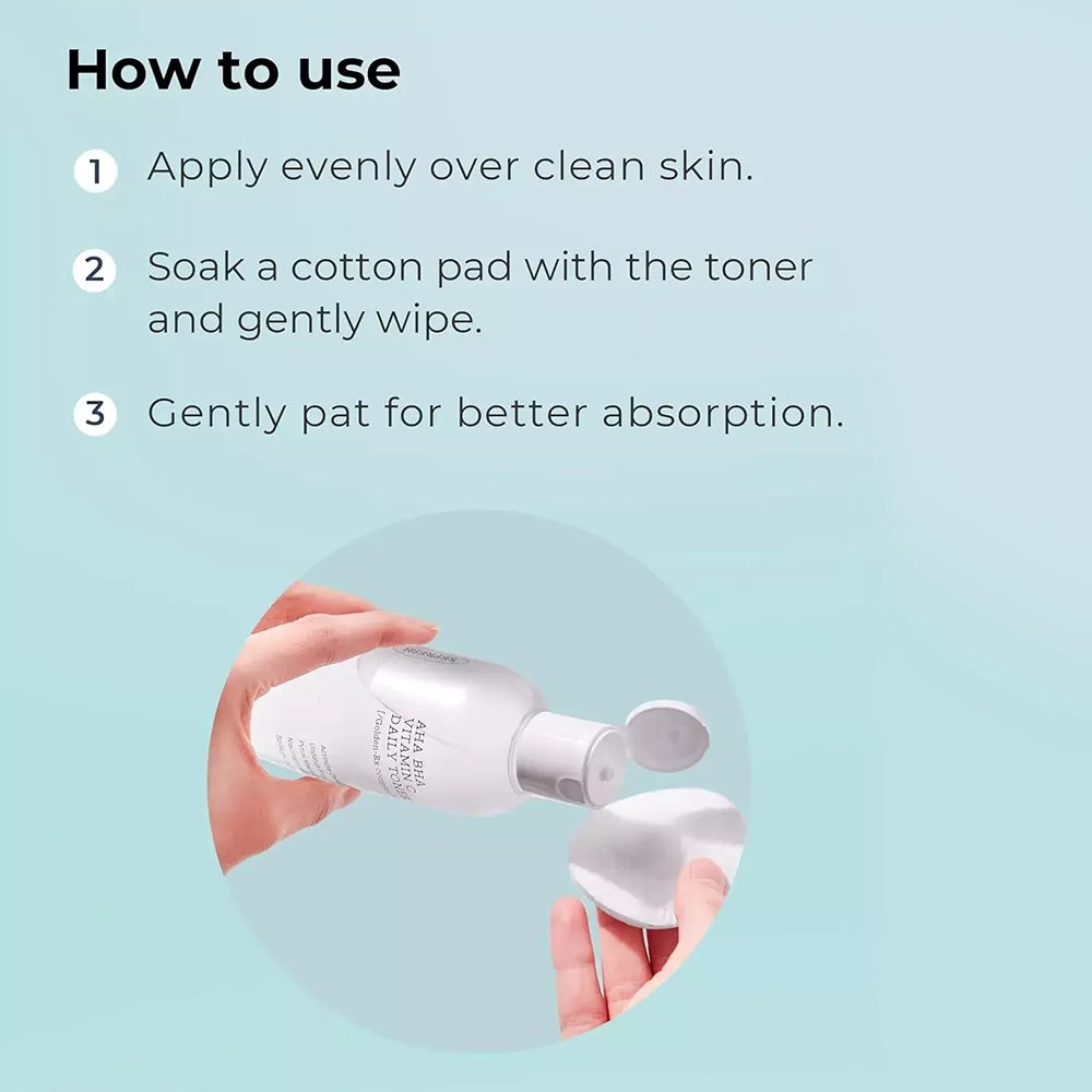 COSRX Refresh AHA BHA Vitamin C Daily Toner