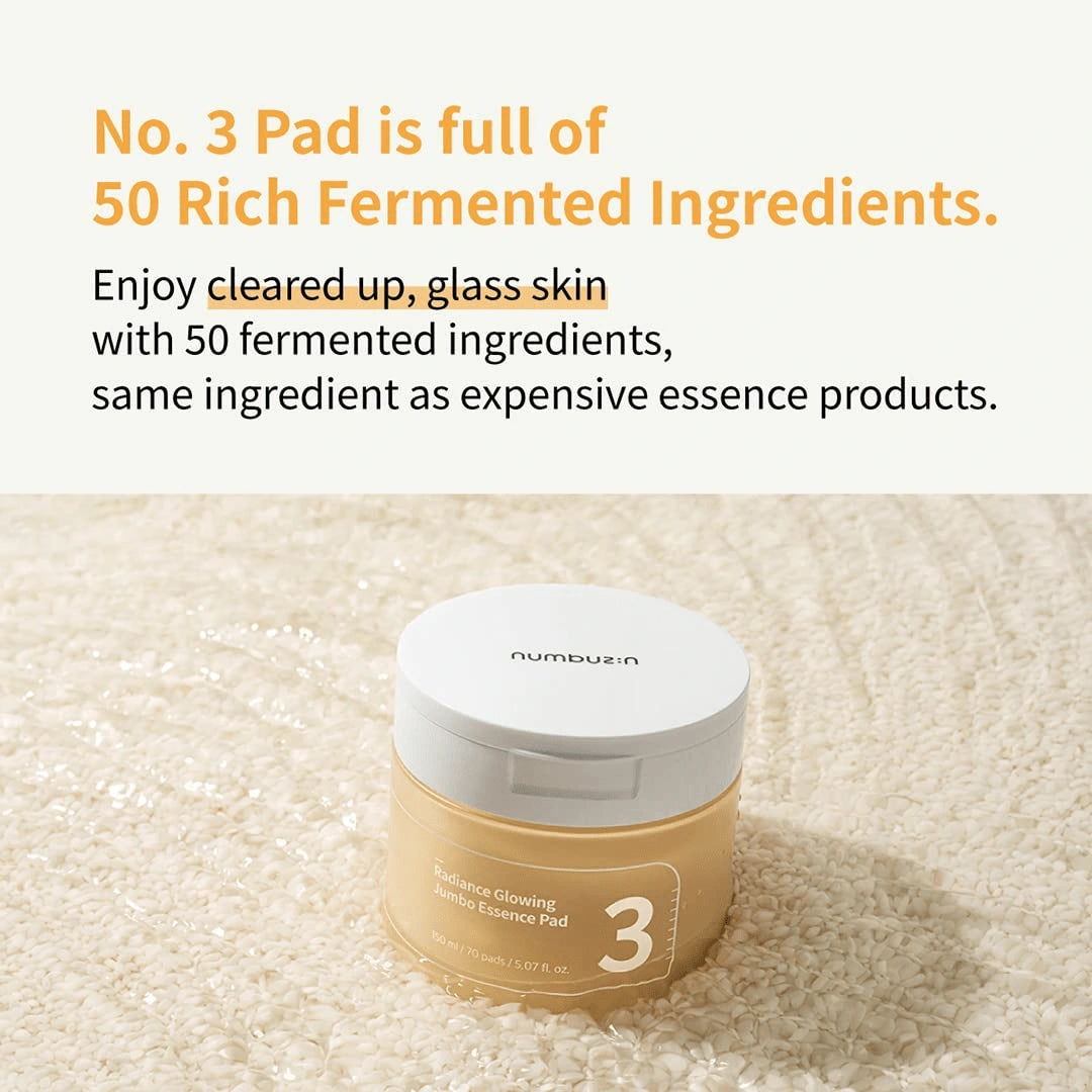 numbuzin Radiance Glowing Jumbo Essence Pad