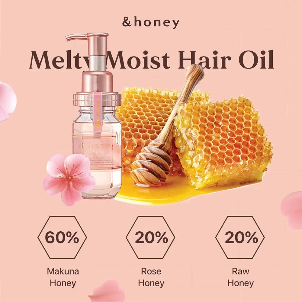 &honey Melty Moist Repair Hair Oil 3.0