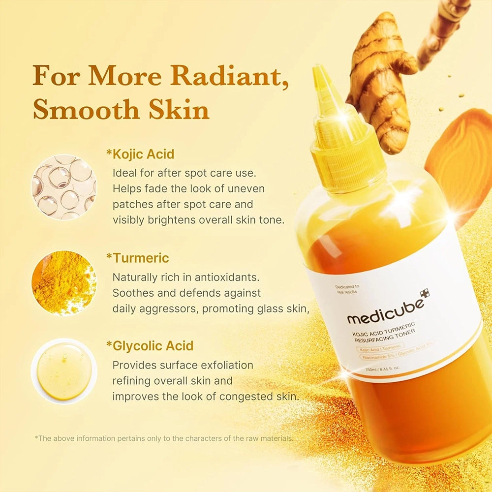 medicube Kojic Acid Turmeric Brightening Bundle (7-Step Complete Glow Routine)