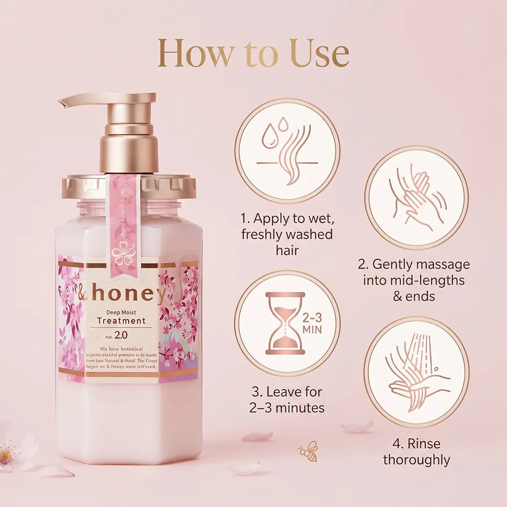 &honey Deep Moist Cherry Blossom honey Treatment