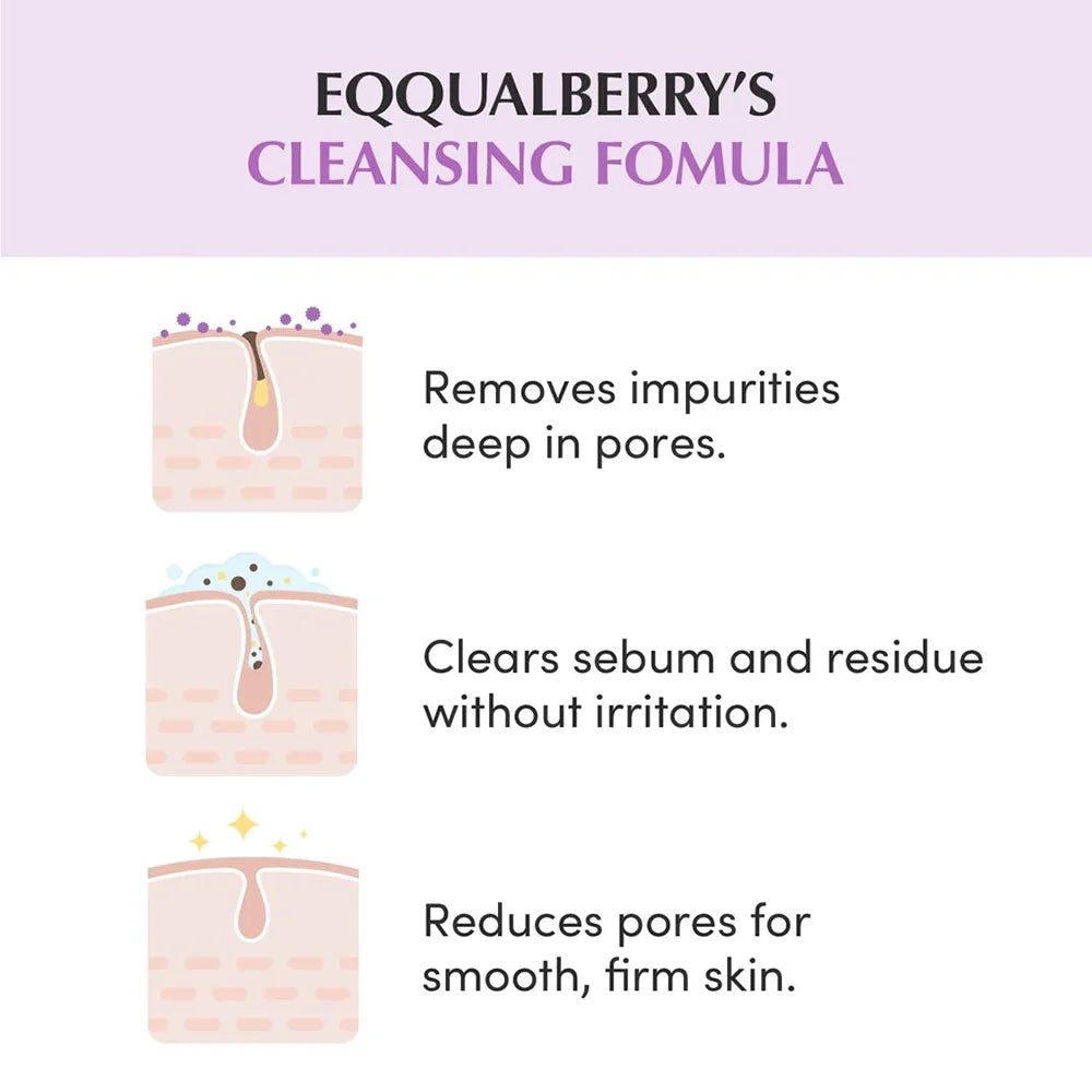 EQQUAL BERRY Purple Pack Cleanser