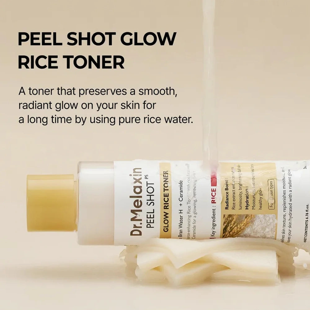 Dr.Melaxin Peel Shot Glow Rice Toner