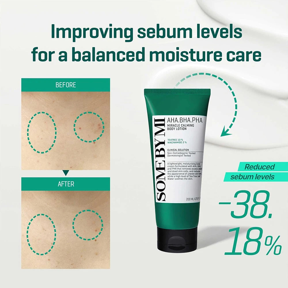 SOME BY MI AHA. BHA. PHA Miracle Calming Body Lotion