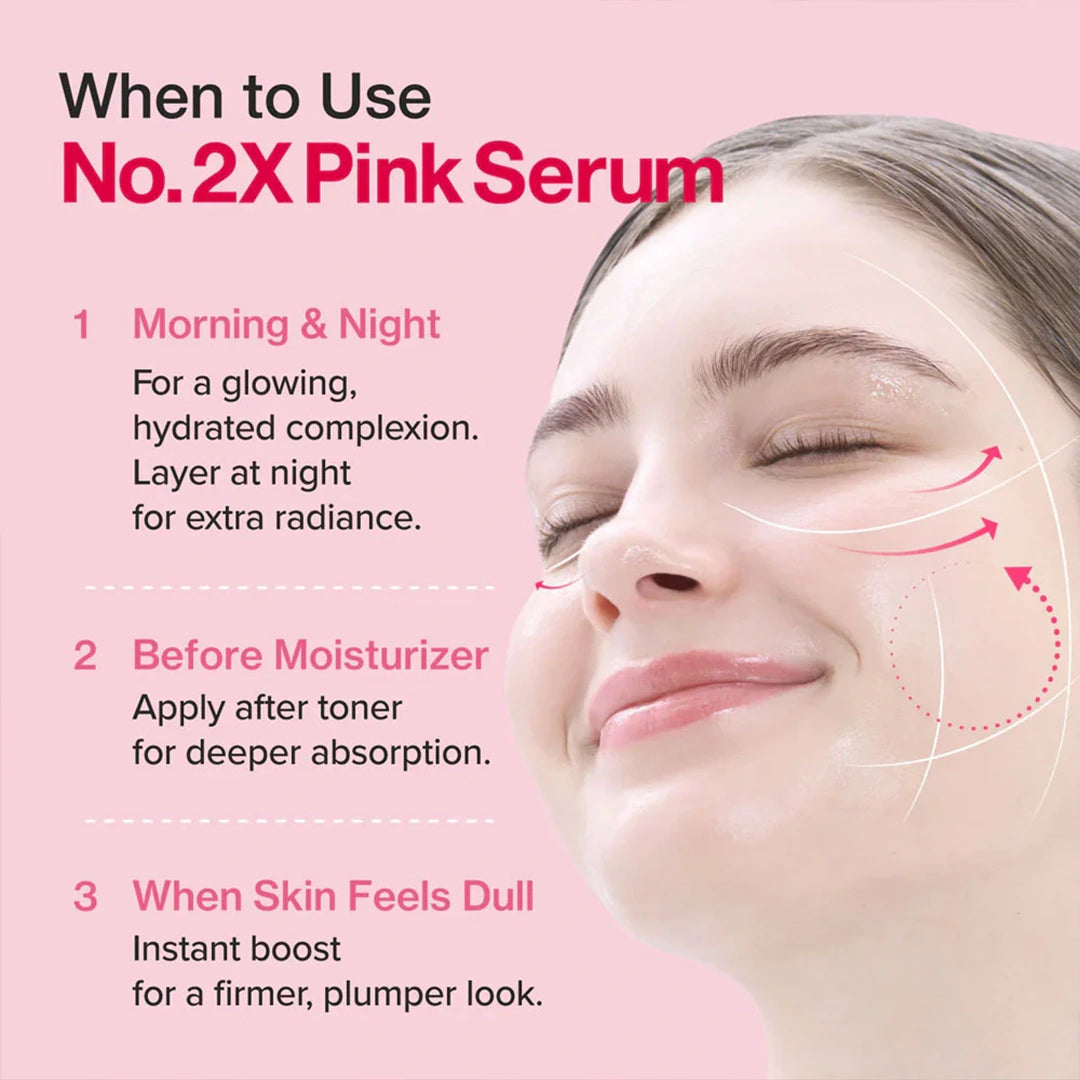 numbuzin No. 2 Rose PDRN Collagen 2x Plumping Serum